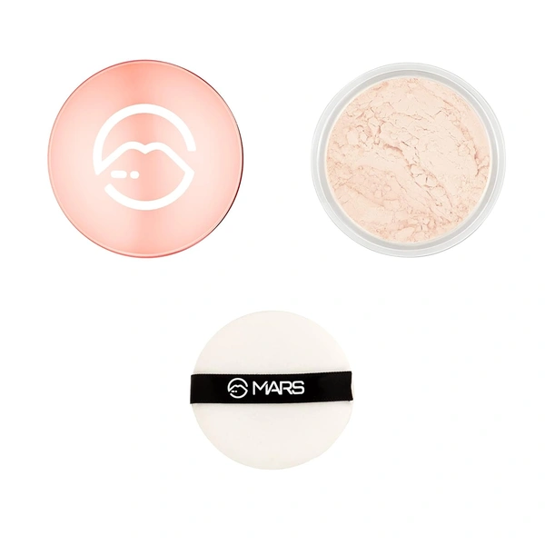 Mars Born To Bake Setting Powder Banana Pudding, 10g | Matte Finish | Long-Lasting Oil Control | Sebum Management | Blurs Pores & Fine Lines