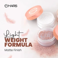 Mars Born To Bake Setting Powder Banana Pudding, 10g | Matte Finish | Long-Lasting Oil Control | Sebum Management | Blurs Pores & Fine Lines