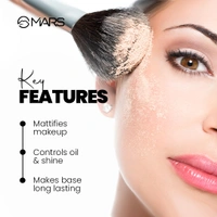 Mars Born To Bake Setting Powder Banana Pudding, 10g | Matte Finish | Long-Lasting Oil Control | Sebum Management | Blurs Pores & Fine Lines