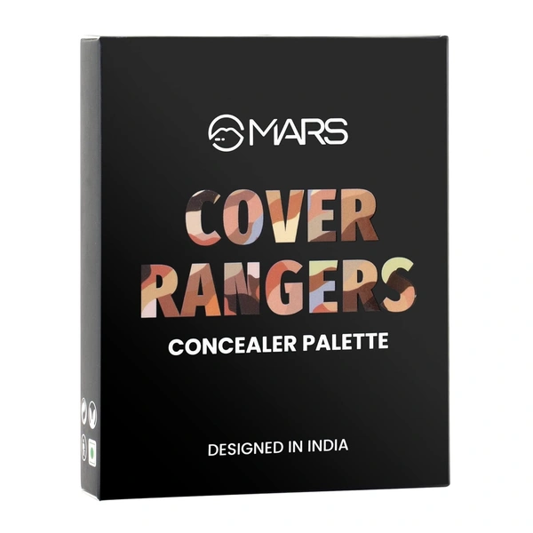 Mars Cover Rangers Creamy Matte Concealer 24g Multicolor Shade 01| Corrector & Concealer Palette | Lightweight, Easy Blend, Full Coverage Face Makeup Concealer