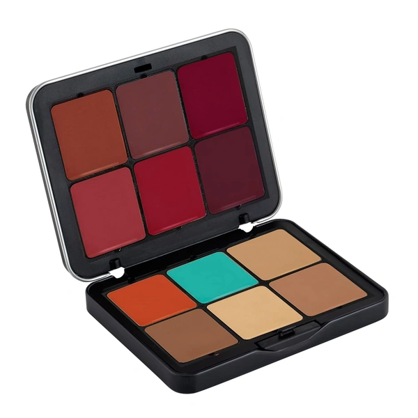 Mars Cover Rangers Creamy Matte Concealer & Corrector Palette 04 Multicolor, 24 gm | Easy-to-Blend | Lightweight Concealer for Face Makeup