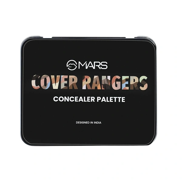 Mars Cover Rangers Creamy Matte Concealer & Corrector Palette 03 Multicolor, 24 gm | Easy-to-Blend | Lightweight Concealer for Face Makeup