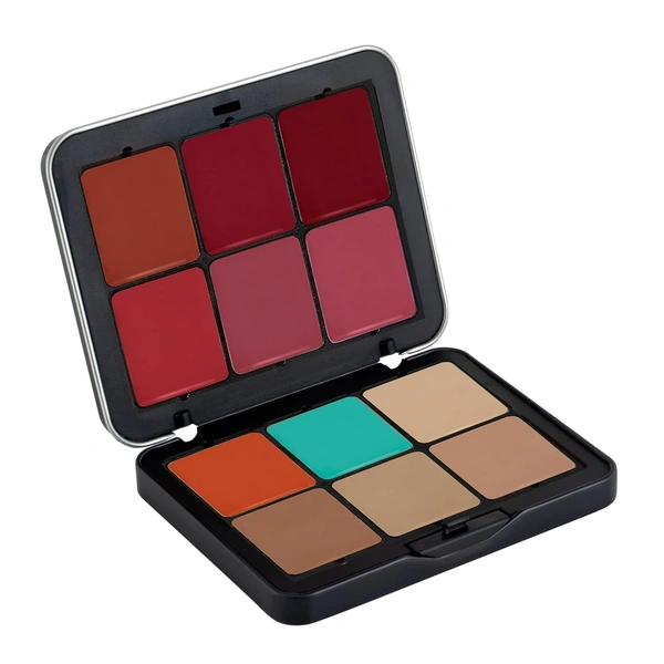 Mars Cover Rangers Creamy Matte Concealer & Corrector Palette 03 Multicolor, 24 gm | Easy-to-Blend | Lightweight Concealer for Face Makeup