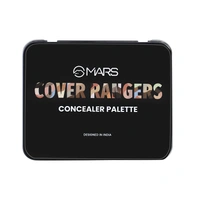 Mars Cover Rangers Creamy Matte Concealer & Corrector Palette 01 Multicolor, 24 gm | Easy-to-Blend | Lightweight Concealer for Face Makeup