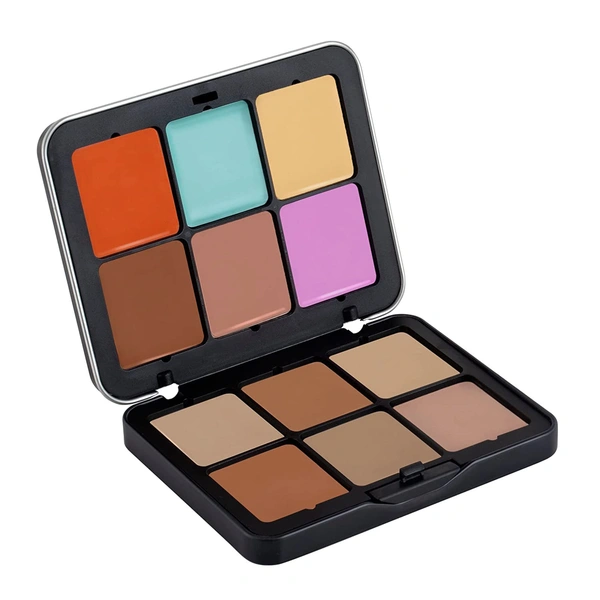 Mars Cover Rangers Creamy Matte Concealer & Corrector Palette 01 Multicolor, 24 gm | Easy-to-Blend | Lightweight Concealer for Face Makeup