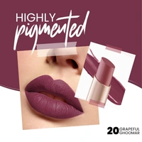 Mars MARS Creamy Matte Long-Lasting Lipstick for Women 3.2g (Shade 20-Grapeful Ghoomar)| Smooth & Lightweight | Single Swipe Application