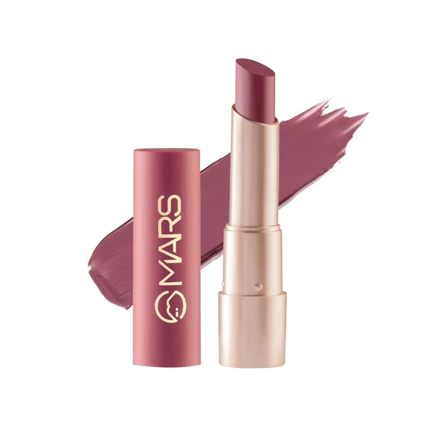 Mars MARS Creamy Matte Long-Lasting Lipstick for Women 3.2g (Shade 17-Sultry Samba)| Smooth & Lightweight | Single Swipe Application