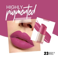 Mars MARS Creamy Matte Long-Lasting Lipstick for Women 3.2g (Shade 23-Rock n Roll)| Smooth & Lightweight | Single Swipe Application