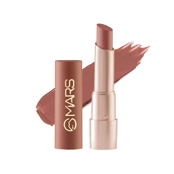 Mars MARS Creamy Matte Long-Lasting Lipstick for Women 3.2g (Shade 12-Khoobsurat Kuchipudi)| Smooth & Lightweight | Single Swipe Application