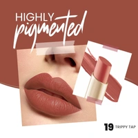 Mars MARS Creamy Matte Long-Lasting Lipstick for Women 3.2g (Shade 19-Trippy Tap)| Smooth & Lightweight | Single Swipe Application