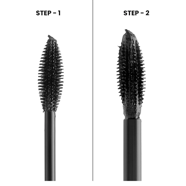 Mars Double Trouble Volumizing and Lengthening Mascara | Long Lasting | Full, Bold Lashes | 2-in-1 Mascara | Smudgeproof & Water Resistance | - 15ml