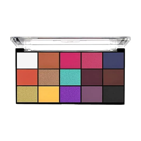 Mars Fantasy 15 Eyeshadow Palette 03 – 22.5g | Matte and Shimmer Shades | Vibrant & Blendable Shades | Long-Lasting Eye Makeup | Travel-Friendly Makeup Palette |Bold & Beautiful Eye Makeup | Multicolor