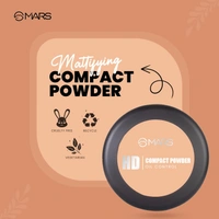 Mars HD Mattifying Compact Powder 06 Cocoa (8g) | Long-Lasting | Lightweight Formula | Oil Control |Flawless Matte Finish