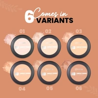 Mars HD Mattifying Compact Powder 06 Cocoa (8g) | Long-Lasting | Lightweight Formula | Oil Control |Flawless Matte Finish