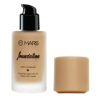 Mars High-Coverage Liquid Matte Foundation (Shade 05.5, 40ml) | High-pigment| Full Coverage & Flawless Matte Finish|Waterproof