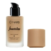 Mars High-Coverage Liquid Matte Foundation (Shade 06.5, 40ml) | High-pigment| Full Coverage & Flawless Matte Finish|Waterproof