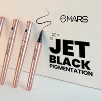 Mars Long-Lasting Liquid  Ink Eyeliner - 1ml | Waterproof | Smudge-Proof | Matte Black Finish
