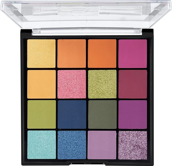 Mars Mesmereyes 16 Color Smoky Eyes Eyeshadow Palette 03 Multicolor, 80.8g| Highly Pigmented Matte & Shimmer Finishes