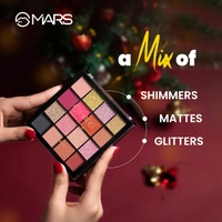 Mars Mesmereyes 16 Color Smoky Eyes Eyeshadow Palette 03 Multicolor, 80.8g| Highly Pigmented Matte & Shimmer Finishes