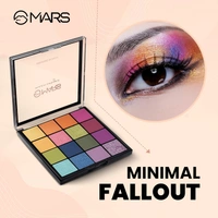 Mars Mesmereyes 16 Color Smoky Eyes Eyeshadow Palette 03 Multicolor, 80.8g| Highly Pigmented Matte & Shimmer Finishes
