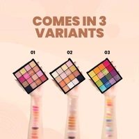 Mars Mesmereyes 16 Color Smoky Eyes Eyeshadow Palette 03 Multicolor, 80.8g| Highly Pigmented Matte & Shimmer Finishes