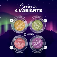 Mars Northern Lights in a Pan Eyeshadow 01-SWIRLING SWEDEN (0.5g)| Dual-Tone Shimmer | High Pigmentation | Easy to Blend