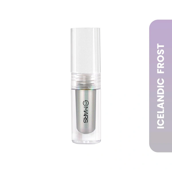 Mars Northern Lights Liquid Eyeshadow 04 Icelandic Frost, 1.8ml | Dual-Tone Chrome Effect | Liquid Shimmer | One-Swipe Pigmentation | Smudge-Proof & Lightweight Formula