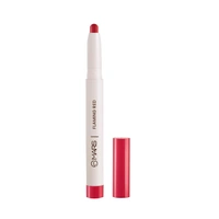 Mars Poppins Long-Lasting Lip Crayon 19-FLAMING RED (1.3g) | Matte Finish | Smudge-Proof & Kiss-Proof Lipstick for Women