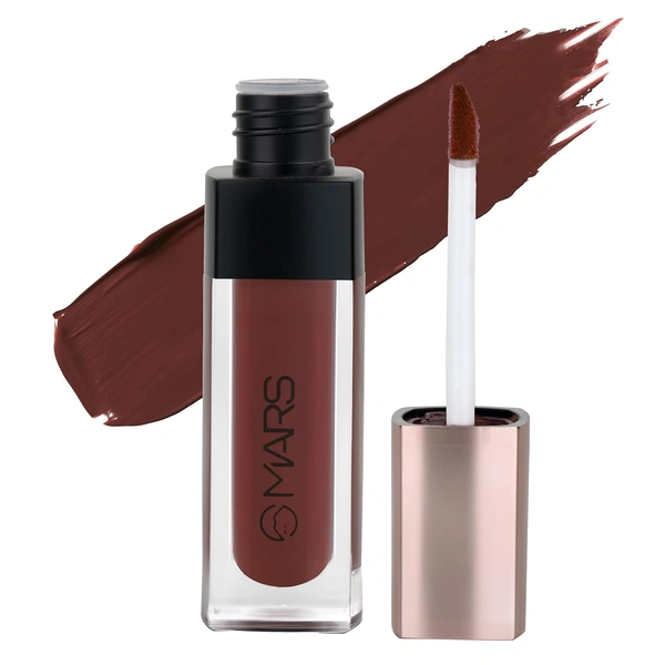 Mars Popstar Matte Liquid Mousse Lipstick 03-Chorus Girl (6ml) | Lightweight | Non-Sticky | Transfer-Proof & Waterproof | Long-Lasting  upto 12-Hour