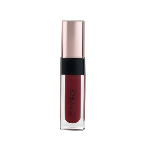 Mars Popstar Matte Liquid Mousse Lipstick 04-Party Fever (6ml) | Lightweight | Non-Sticky | Transfer-Proof & Waterproof | Long-Lasting  upto 12-Hour
