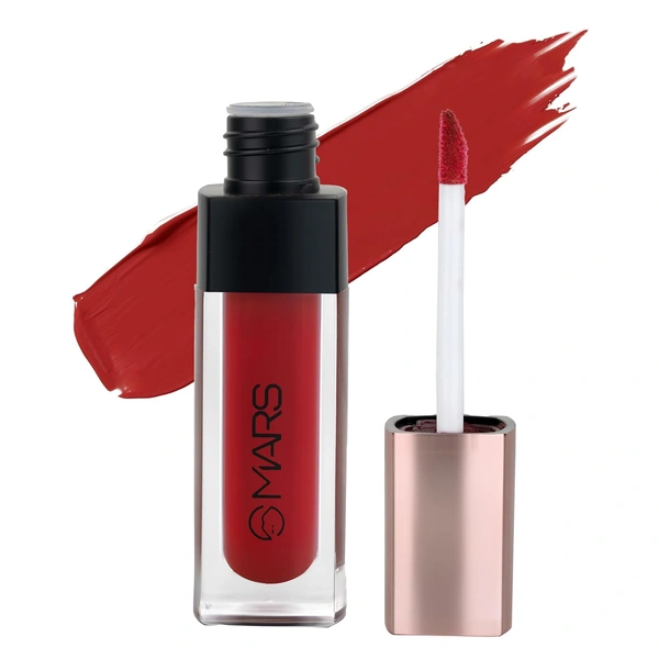 Mars Popstar Matte Liquid Mousse Lipstick 06-Starry (6ml) | Lightweight | Non-Sticky | Transfer-Proof & Waterproof | Long-Lasting  upto 12-Hour