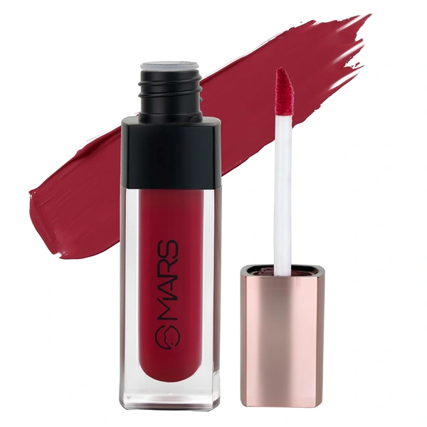 Mars Popstar Matte Liquid Mousse Lipstick 09-Dreamy (6ml) | Lightweight | Non-Sticky | Transfer-Proof & Waterproof | Long-Lasting  upto 12-Hour