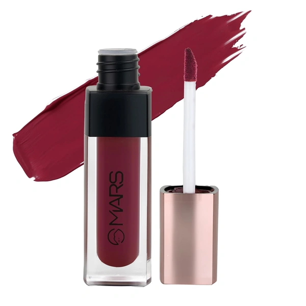 Mars Popstar Matte Liquid Mousse Lipstick 14-Rock Candy (6ml) | Lightweight | Non-Sticky | Transfer-Proof & Waterproof | Long-Lasting  upto 12-Hour
