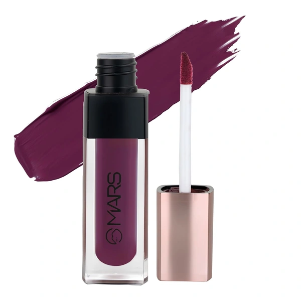 Mars Popstar Matte Liquid Mousse Lipstick 15-Spinning Star (6ml) | Lightweight | Non-Sticky | Transfer-Proof & Waterproof | Long-Lasting  upto 12-Hour