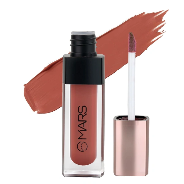 Mars Popstar Matte Liquid Mousse Lipstick 20-Queenie (6ml) | Lightweight | Non-Sticky | Transfer-Proof & Waterproof | Long-Lasting  upto 12-Hour