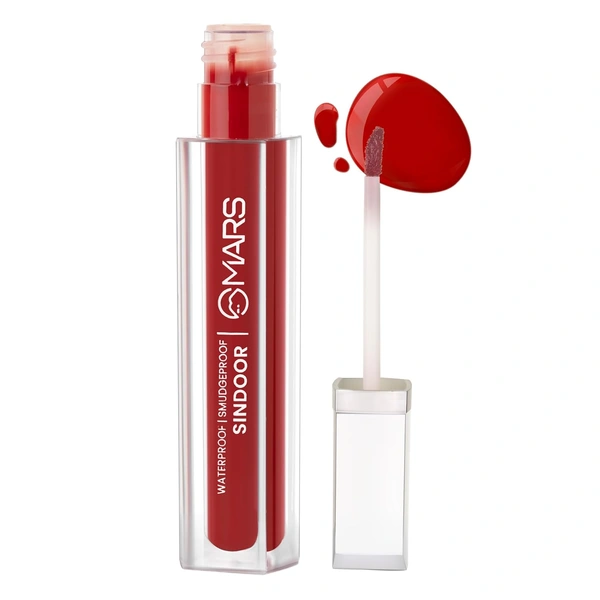 Mars Riwaj Liquid Red Sindoor (7ml)| Smudge-Proof | Long-Lasting | Quick Drying | Water-Resistant | Irritation-Free with Rich Pigmentation