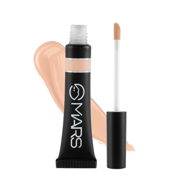 Mars Seal the Deal High Coverage Concealer (Medium Beige, 10gm) |Lightweight|Creamy | Easy to Blend Formula