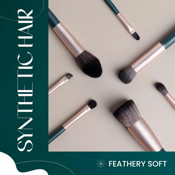 Mars Tools of Titan Brush 8 Piece  | Face Makeup Brush | Ultra Soft Bristles