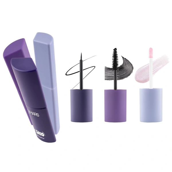 Mars Trio Treat 3-IN-1 Eye Makeup Kit 24.50g | Includes Eyeliner, Mascara & Eyeshadow | Travel-Friendly Design | Long-Lasting & Versatile