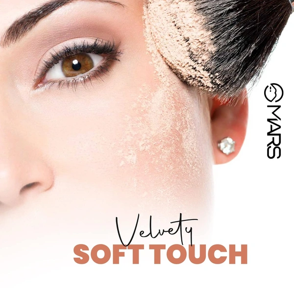 Mars Wonder 2-in-1 Compact with Mirror & Puff 16g Shade 01| Oil Control | Long-Lasting | Natural Finish Compact Powder