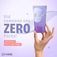 Mars MARS Zero Face Primer 25ml | Silicone-Based Gel, Blurs Pores Controls Oil | Smoothens Skin, Radiant Complexion | Long-Lasting Makeup Base for All Skin Types