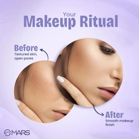 Mars MARS Zero Face Primer 25ml | Silicone-Based Gel, Blurs Pores Controls Oil | Smoothens Skin, Radiant Complexion | Long-Lasting Makeup Base for All Skin Types