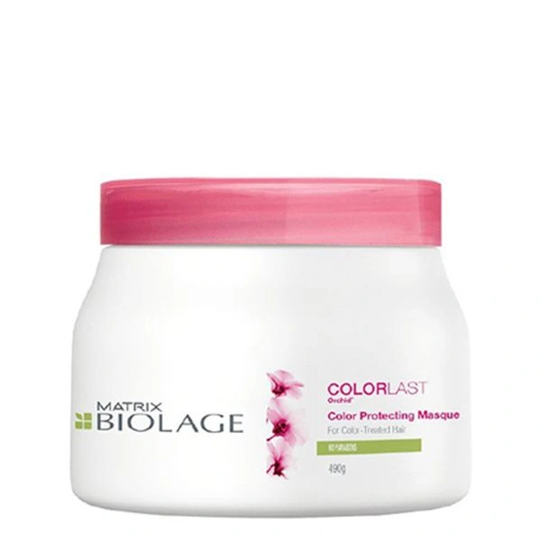 Matrix Biolage Colorlast Color Protecting Masque 490g | Deep Conditioning Mask with Orchid Extract for Vibrant | Long-Lasting Hair Color & Enhanced Shine | (Note:By Including Additional Weight charge of Product is 99/-)