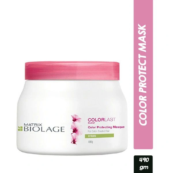 Matrix Biolage Colorlast Color Protecting Masque 490g | Deep Conditioning Mask with Orchid Extract for Vibrant | Long-Lasting Hair Color & Enhanced Shine | (Note:By Including Additional Weight charge of Product is 99/-)