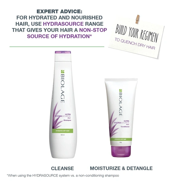 Matrix Biolage Hydrasource Conditioner 196g | Deep Moisturization for Dry Hair | Hydrating & Smoothing Formula for Soft, Healthy Hair - 1