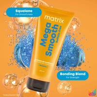 Matrix Mega Smooth Sulfate-Free Conditioner 198g | With Squalene & Bonding Blend | Gentle Care & Bond Repair | Smoothens & Protects Chemically Treated Hair