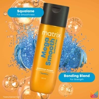 Matrix Mega Smooth Sulfate-Free Shampoo 200ml | For Colored & Chemically Treated Hair | Bond Repair Formula | Safe for Keratin, Botox, Nanoplastia, Cysteine & Smoothening