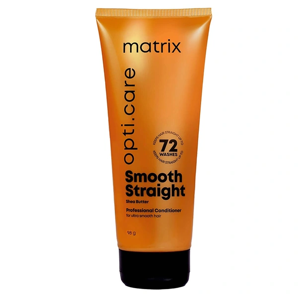 Matrix Opti Care Smooth Straight Conditioner 100g | Shea Butter | Deep Conditioning & Frizz Control | Ultra Smooth & Manageable Hair - 1