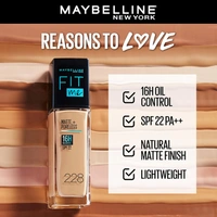 Maybelline New York Fit Me Matte + Poreless Liquid Foundation 30ml with SPF 22 | Shade 115 Ivory | Oil-Control, Lightweight, Long-Wear | Smooth Matte Finish, Perfect Base