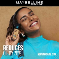Maybelline New York Fit Me Matte + Poreless Liquid Foundation 30ml with SPF 22 | Shade 115 Ivory | Oil-Control, Lightweight, Long-Wear | Smooth Matte Finish, Perfect Base